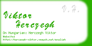 viktor herczegh business card